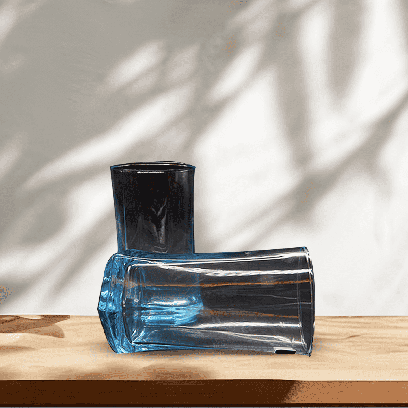 Translucent Blue Mocktail  Glasses